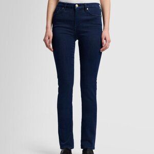 7 FOR ALL MANKIND KIMMIE STRAIGHT LEG BLUE JEANS
